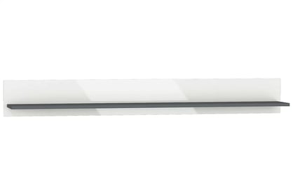 Polica na stenu Thea White WHP -2 Antracit / biely mat