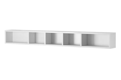 Toledo függesztett polc - fehér laminát