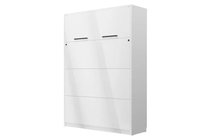 Canapea extensibilă verticală Genius 140x200 - alb luciu