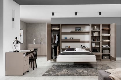 Canapea extensibilă verticală Genius 140x200 - congo / cașmir Polkotapczan pionowy Genius 140x200 - congo / cașmir