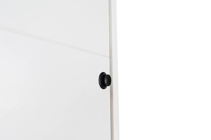 Vertikálna sklápacia posteľ Modern 160x200 cm - biely mat Blokáda otvárania sklápacej postele