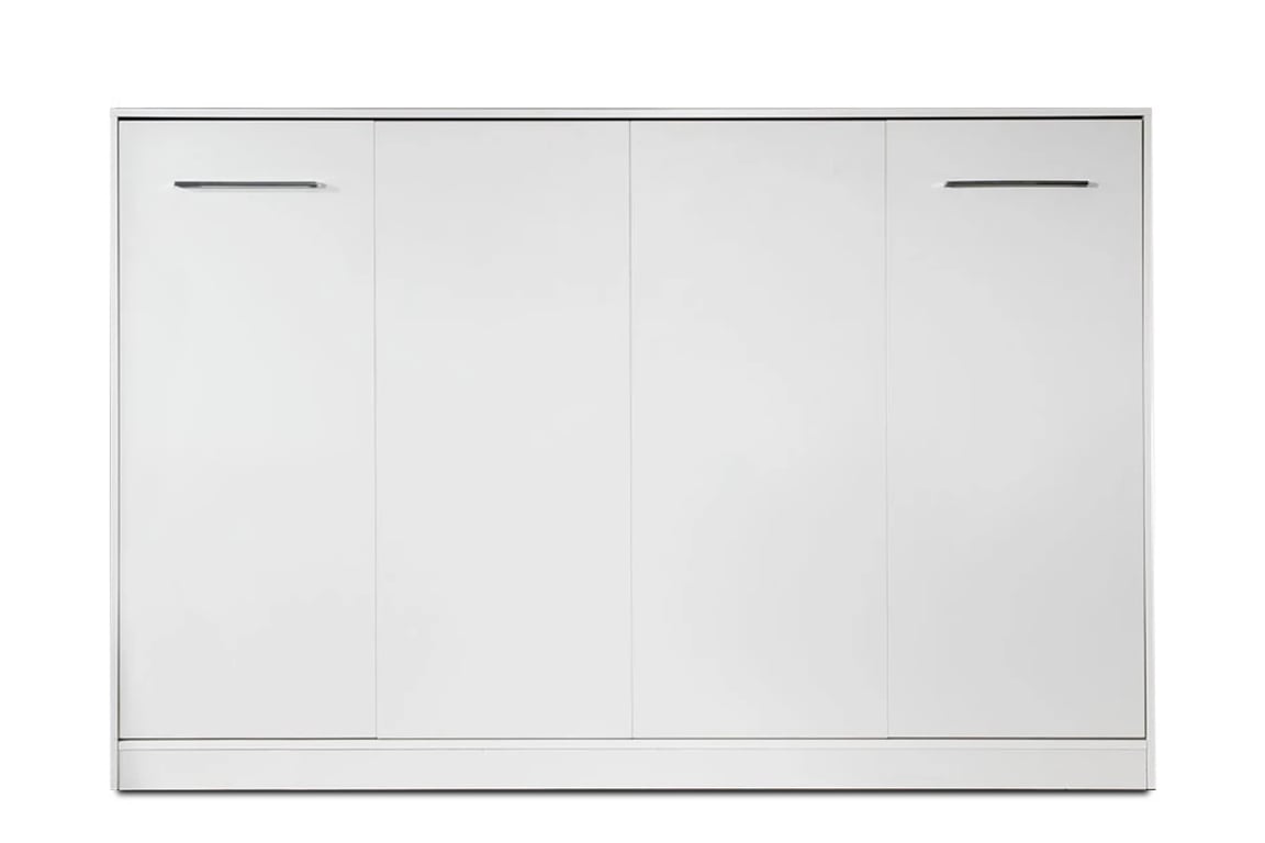 Pat rabatabil Basic orizontal 120x200 - alb mat Horizontální sklápěcí postel