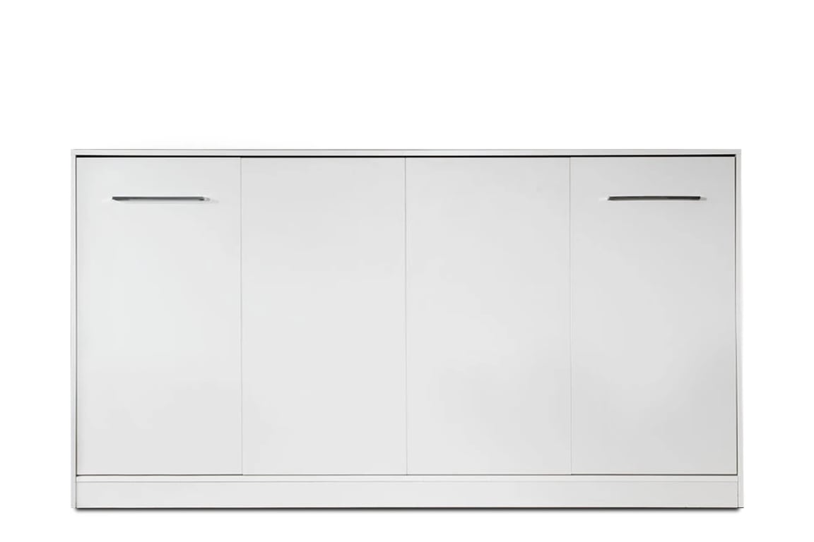 Basic vízszintes összecsukható ágy 90x200 - matt fehér Horizontální sklápěcí postel