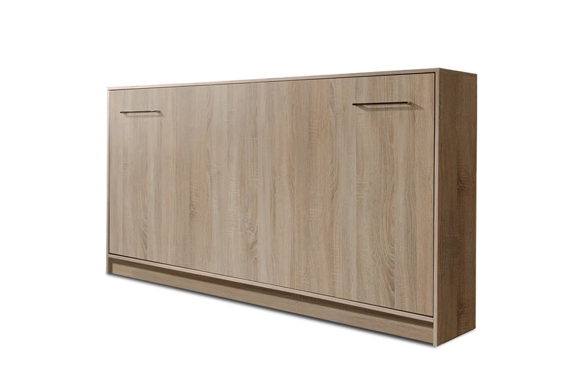 Pat rabatabil Basic orizontal 90x200  - stejar deschis sonoma nízká sklápěcí postel