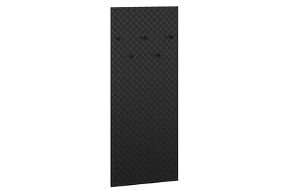 Čalouněný věšák Migoz 50 cm pro předsíň - černá