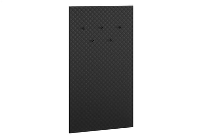 Čalouněný věšák Migoz 68 cm pro předsíň - černá