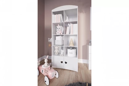 Raft copii Pateri 90 cm - alb Regal Pentru copii Pateri 90 cm - bialy