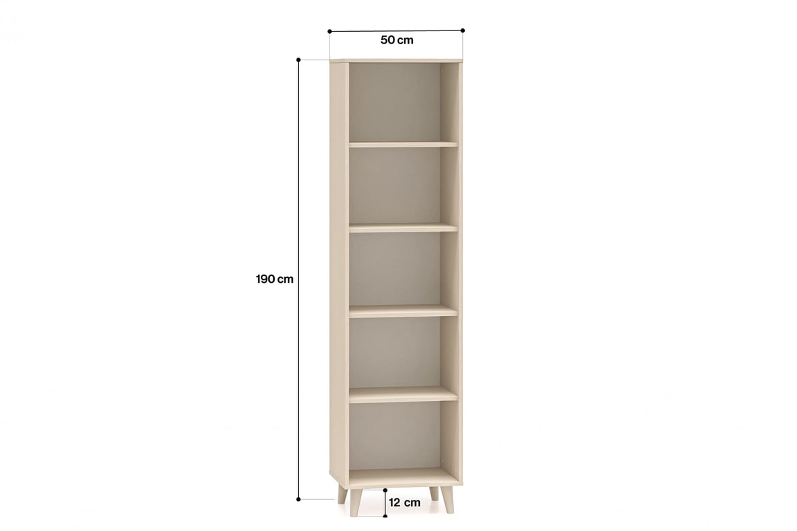 Marla könyvespolc 50 cm - sivatagi homok Regal Marla 50 cm - piasek pustyni