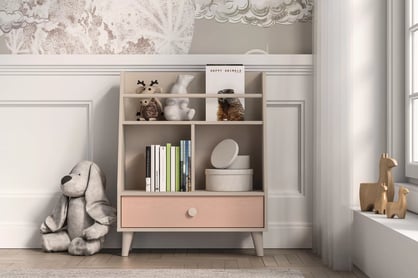 Marla könyvespolc 72 cm - sivatagi homok / millennial pink Regal Marla 72 cm - piasek pustyni / millenial pink