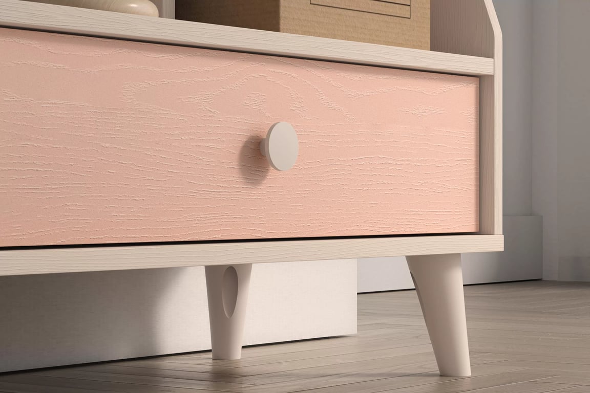 Marla könyvespolc 72 cm - sivatagi homok / millennial pink Regal Marla 72 cm - piasek pustyni / millenial pink