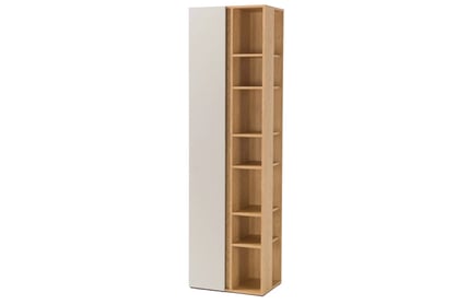 Regál Azalio 55 cm – béžová / dub olejovaný