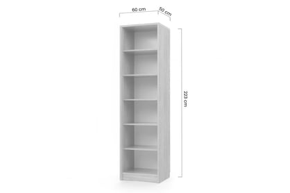 Raft P - 60 cm pentru canapele cu jumătate de perete Genius - stejar uleiat Regal P - 60 cm do polkotapczanow Genius - stejar olejowany