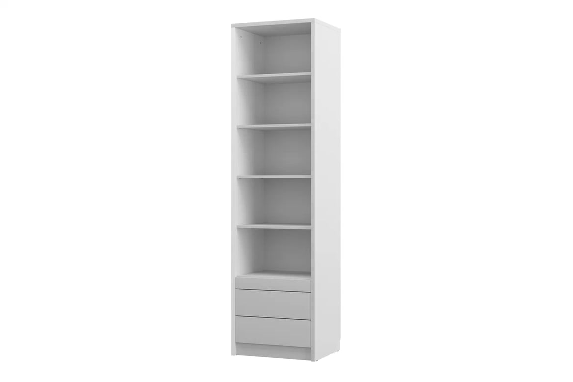 Raft R cu birou Basic în formă semifinisată 60 cm - alb mat Regal PS do polkotapczanow Genius 60 cm - Alb mat