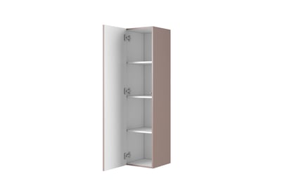 Raft de baie suspendat Nicole 140 cm - MDF roz antichizat rafturi wiszacy Nicole 140 cm z ryflowanym frontem - antic roz