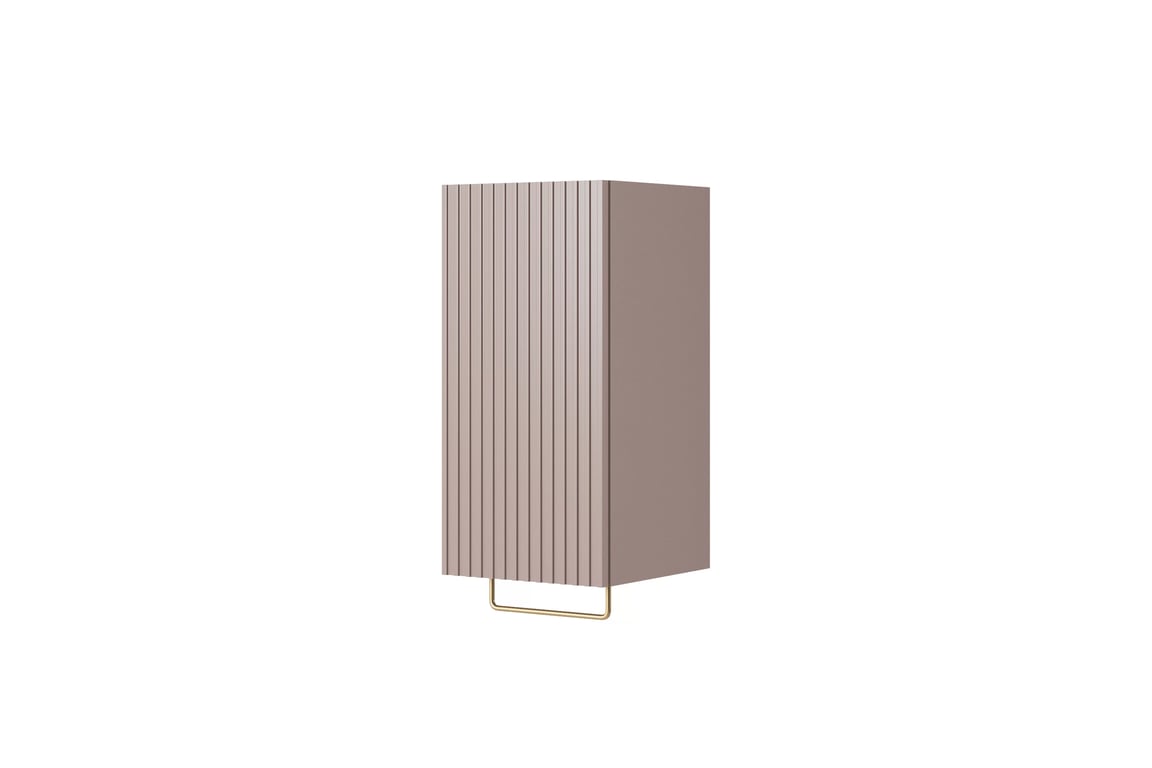 Nicole 70 cm fürdőszoba faliszekrény - antik rózsaszín MDF állvány wiszacy Nicole 70 cm z ryflowanym frontem - antik rozsaszín