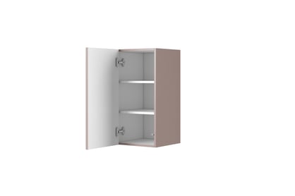 Nicole 70 cm fürdőszoba faliszekrény - antik rózsaszín MDF állvány wiszacy Nicole 70 cm z ryflowanym frontem - antik rozsaszín