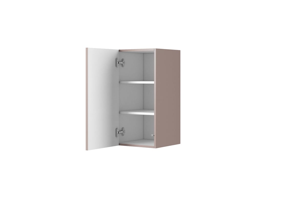 Nicole 70 cm fürdőszoba faliszekrény - antik rózsaszín MDF állvány wiszacy Nicole 70 cm z ryflowanym frontem - antik rozsaszín