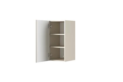 Dulap cu raft suspendat pentru baie Nicole 70 cm - cașmir rafturi wiszacy Nicole 70 cm z ryflowanym frontem - cașmir