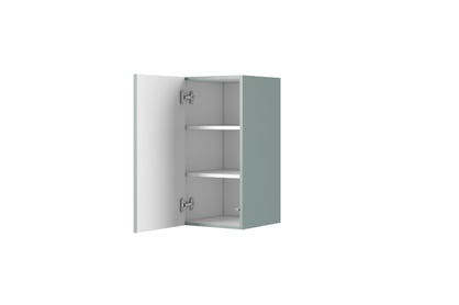Nicole 70 cm fürdőszoba faliszekrény - zsálya MDF állvány wiszacy Nicole 70 cm z ryflowanym frontem - szalwia