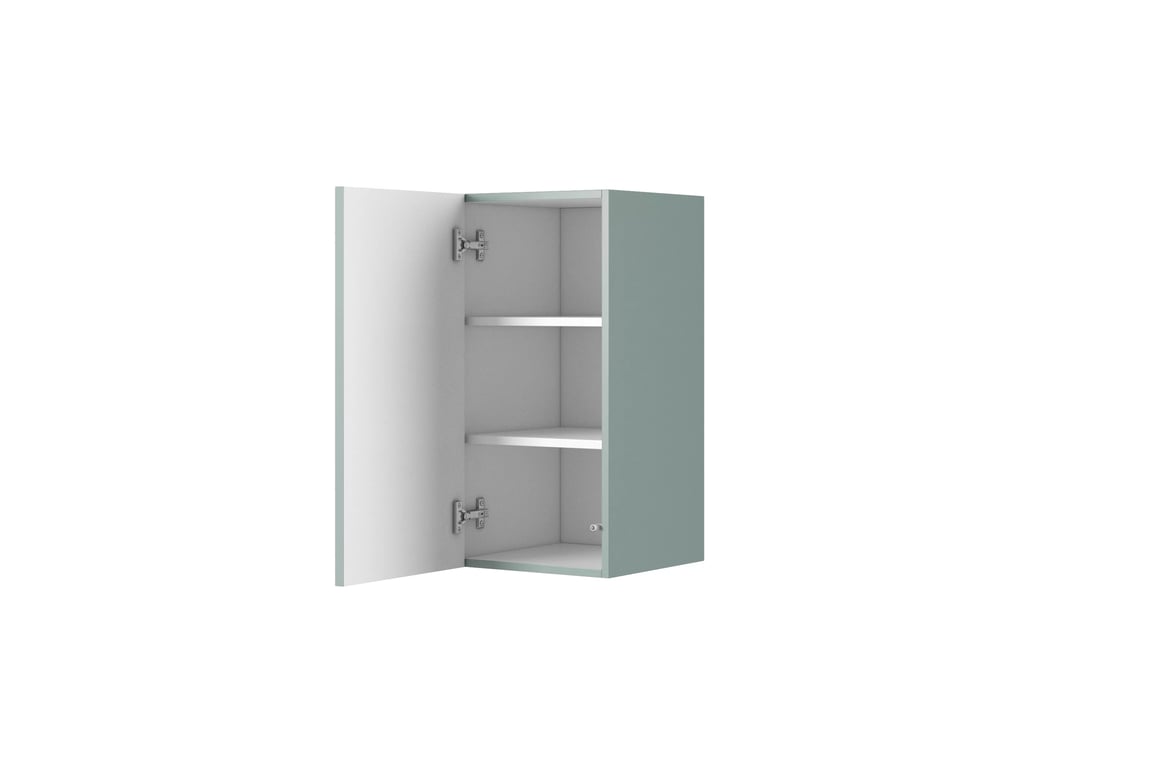 Nicole 70 cm fürdőszoba faliszekrény - zsálya MDF állvány wiszacy Nicole 70 cm z ryflowanym frontem - szalwia