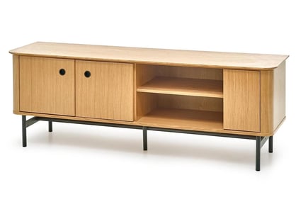 TV skříňka Smart TV-1 - dub přírodní / černá