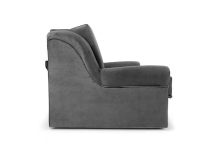 Canapea extensibilă Americanka cu spațiu de depozitare Gosia 105 - catifea gri ușor de curățat Zetta 304 / rustic deschis Canapea rozkladana Amerykanka cu spațiu de depozitare Gosia 105 - gri welwet latwoczyszczacy Zetta 304 / clar rustikal 