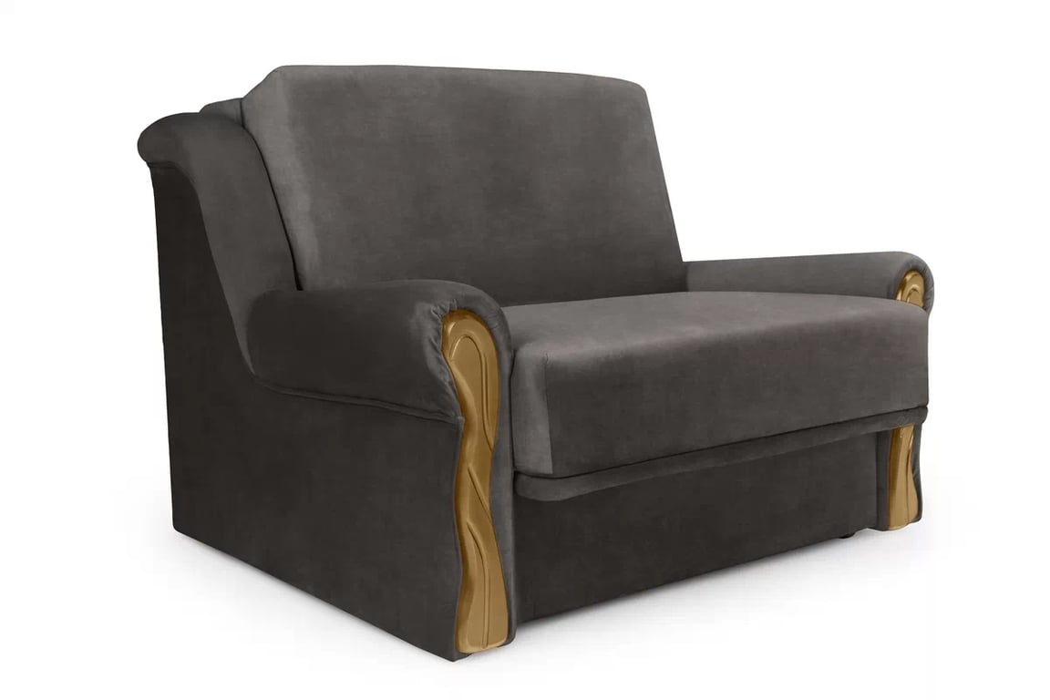 Canapea extensibilă Americanka cu spațiu de depozitare Gosia 83 - catifea maro ușor de curățat Zetta 294 / rustic deschis Canapea rozkladana Amerykanka cu spațiu de depozitare Gosia 83 - maro welwet latwoczyszczacy Zetta 294 / clar rustikal 