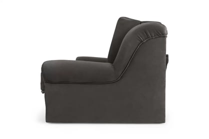Canapea extensibilă Americanka cu spațiu de depozitare Gosia 83 - catifea maro ușor de curățat Zetta 294 / rustic deschis Canapea rozkladana Amerykanka cu spațiu de depozitare Gosia 83 - maro welwet latwoczyszczacy Zetta 294 / clar rustikal 