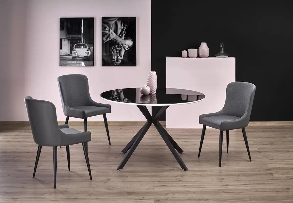 Jedálenský stôl Avelar 120 cm - čierna Stôl avelar - Čierny