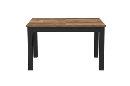 Masă pliantă 130-175x85 Olin 92 - appenzeller fichte / negru mat