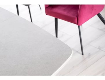 Rozkládací jídelní stůl Armani 160-220x90 cm - šedý ceramic Stůl rozkladany armani z ceramicznym blatem 160-220x90 - šedá / mramorový efekt