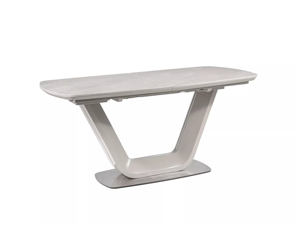 Rozkládací jídelní stůl Armani 160-220x90 cm - šedý ceramic Stůl rozkladany armani z ceramicznym blatem 160-220x90 - šedá / mramorový efekt