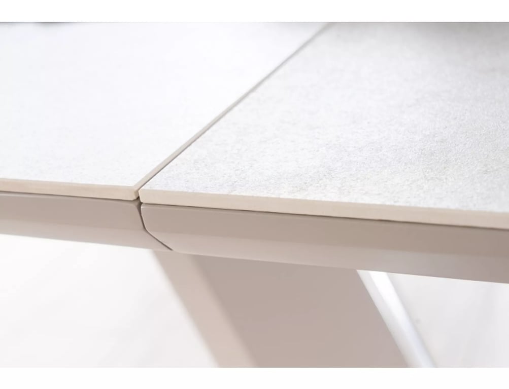 Rozkládací jídelní stůl Armani 160-220x90 cm - šedý ceramic Stůl rozkladany armani z ceramicznym blatem 160-220x90 - šedá / mramorový efekt