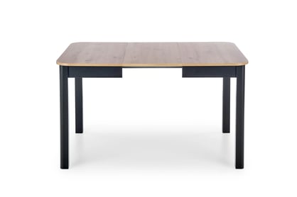 Rozkladací jedálenský stôl Batrio 90-130x90 cm - dub artisan / čierna Stôl rozkladany Biatro 90x90 - Dub artisan / Čierny