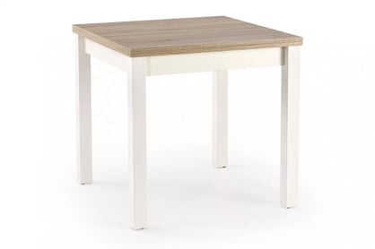 Masa extensibila Cyrjo 80-160x80 cm - stejar sonoma / alb