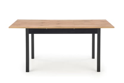 Masă extensibilă Greg 124-168x75 cm - stejar wotan / negru Stůl rozkládací greg - Dub wotan / negru