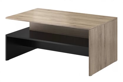 Konferenční stolek Baros 100x60 cm - san remo světlý / černá