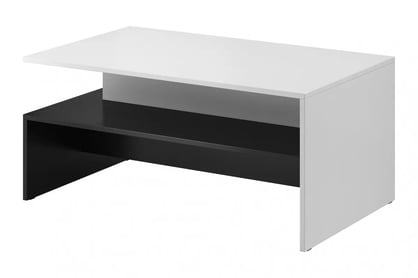 Konferenční stolek Baros 100x60 cm - bílá / černá