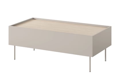 Măsuță de cafea cu sertar Desin 120 cm- cașmir / stejar nagano
