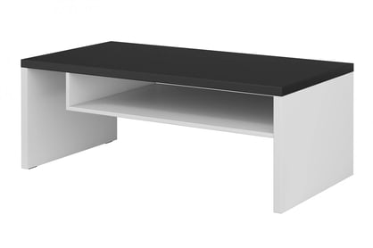 Gramon dohányzóasztal 120 cm - fehér / fekete
