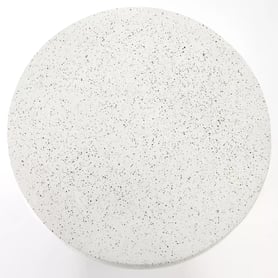 Sintro dohányzóasztal 54 cm - terrazzo / fehér stolek kawowy lastryko giza - fehér