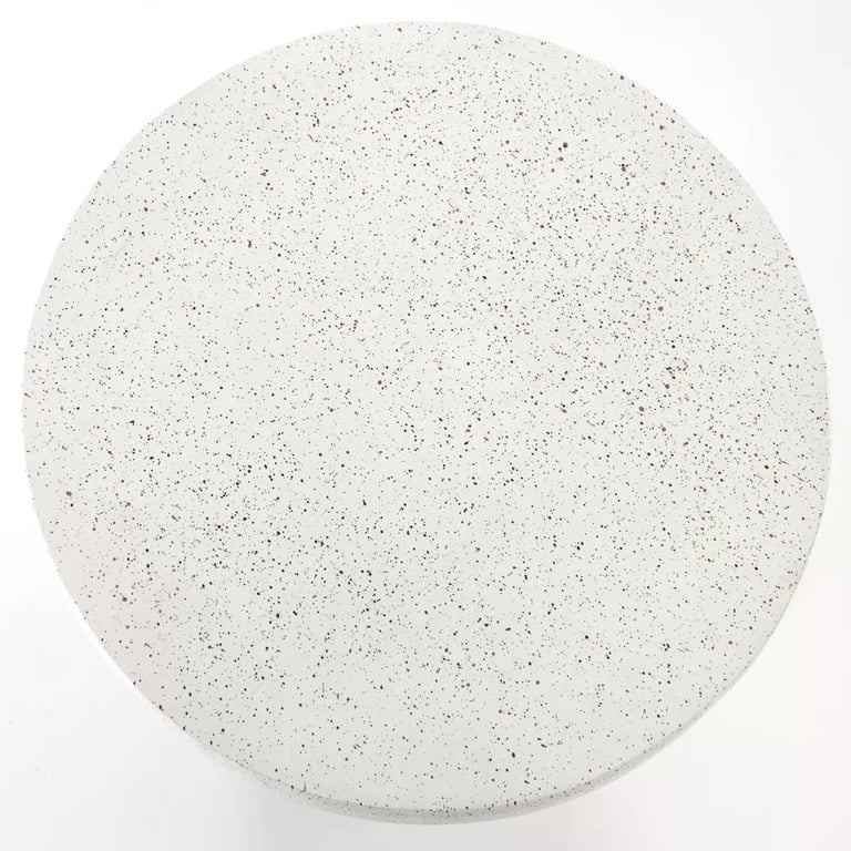 Sintro dohányzóasztal 54 cm - terrazzo / fehér stolek kawowy lastryko giza - fehér