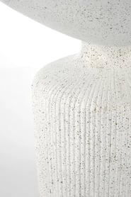 Sintro dohányzóasztal 54 cm - terrazzo / fehér stolek kawowy lastryko giza - fehér