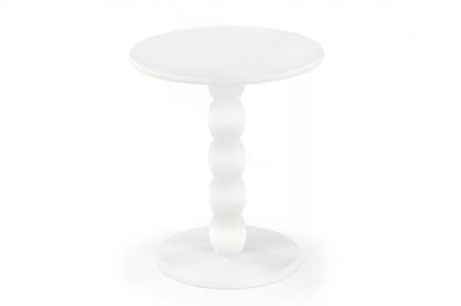 Kerek dohányzóasztal Cirilla 40 cm - fehér