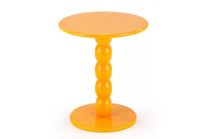 Kerek dohányzóasztal Cirilla 40 cm - mustár