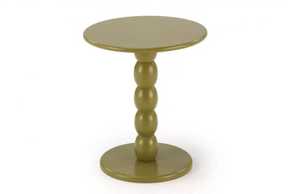 Kerek dohányzóasztal Cirilla 40 cm - olíva