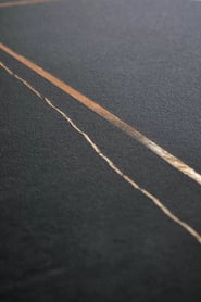 SCALITA dohányzóasztal - fekete márvány / fekete / sárga stolek kawowy scalita - Fekete mramor / Fekete / Žlutý
