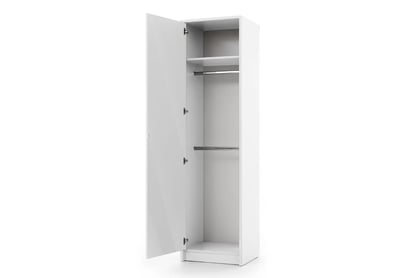 Skriňa Genius 2DP 60 cm - biely lesk
