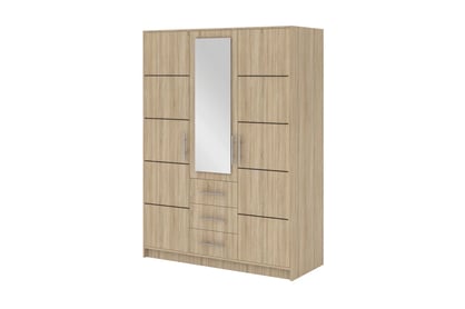 Dulap Bali 147 cm - stejar sonoma