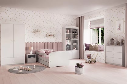 Dulap copii Bonzo 90 cm cu sertar - alb dulap dziecieca Bonzo 90 cm z szuflada - bialy